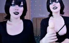 Vampire Mavis Dracula Became Cum Eater After Jerking You off