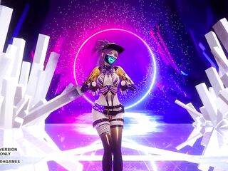 [MMD] (G)I-DLE - NXDE Hot Kpop Dance 4K League Of Legends Ahri Akali Kaisa Evelynn Uncensored
