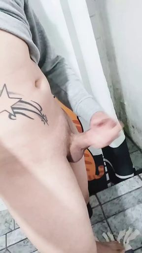 masturbating in the shower