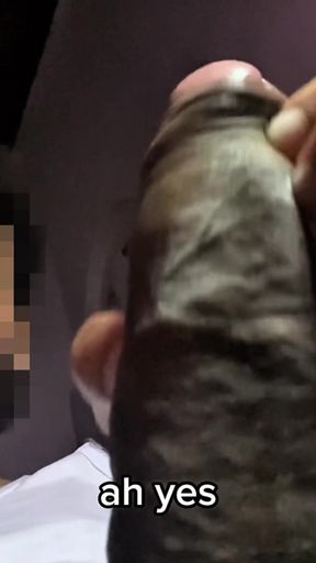 Expelling a large amount of thick CUM to calm the fever   Clip 1