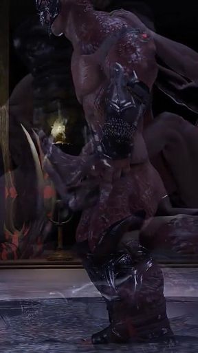 Lustful Kombat 3 - Shao Kahn XXX Kano Scene
