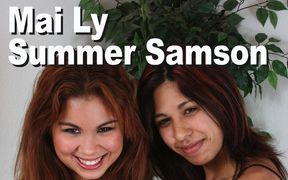 Mai Ly & Summer Samson Lesbo Titty Suckers GMFR0349