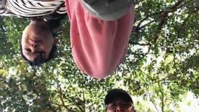 Men's and women's POV dirty sports shoe soles shattered humiliation