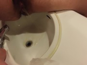 Piss in the sink