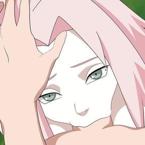 POV SAKURA GIVING SASUKE A BLOWJOB (HENTAI NARUTO)