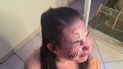 Stupid WHORE DEEPTHROAT face fucking gets a PISS FACIAL, face slapping - BrownEyedDevil and DomSlutFucker