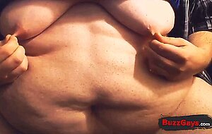 Fat Gay Moobs Play and Massage