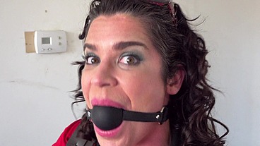 Driving around ball gagged