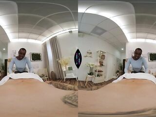Black Ebony Angel Gives African Massage - Excited Wicked Zaawaadi Happy Ending Sex VR 360 Porn