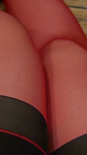 Sissy Kanisa at a Vintage Countryside Resort Part 5: Close-up of Legs &amp; Little Sissy Clit