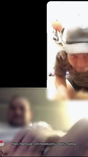 Jerking off on Video Call for My Horny Buddy
