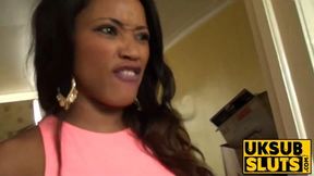 UKSubSluts com - Kiki Minaj's vibrator fun and doggystyle creampie
