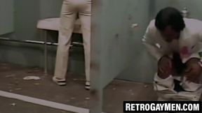 Vintage Gene Lamar and I enjoy sloppy cock sucking together