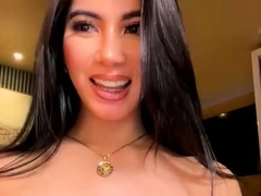 Close up cock jerking solo