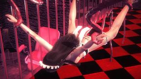 yaoi femboy - kuki is fucked by tentac.les - sissy crossdress japanese asian manga anime game porn