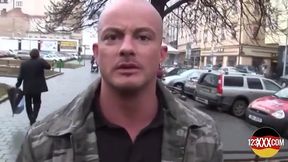 Fit Blonde Honey with Hairy Pussy Welcomes a Horny Guy