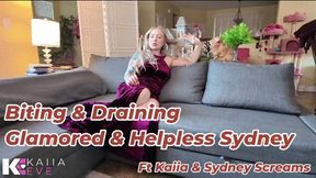 Vampire Biting & Draining Glamored and Helpless Sydney