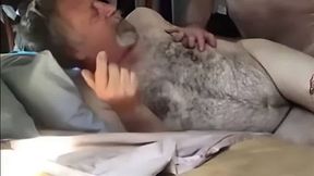 Bareback Daddy Gets Fucked Hard