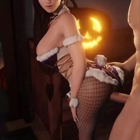 Bunny Slut Tifa Bent Over And Taken For Halloween