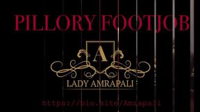 PILLORY FOOTJOB Total lenghts 11:59 minutes Feet Fetish Foot Sole Toe Feetfetish Footlove Feetsole Slave Bdsm Heels HighHeels Heelsjob CumOnFeet Comshot Lady Amrapali Herrin Mistress Domina