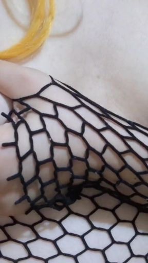 Stunning moment from "Young Trans Girl Milks her Big Natural Tits after being Punished"