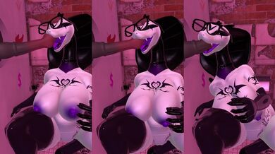 Furry Snake Lady Gloryhole