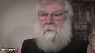 Old doctor gets his dick sucked and cum swallowed by hot