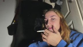 HANDY BLOWING SMOKE TOWARDS YOU