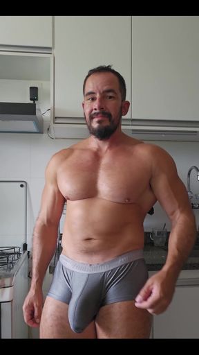 Giant Cock in Underwear