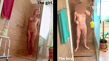 TS Angelique Monroe - Shower collage