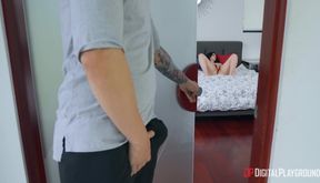 Amilia Onyx's Morning Passion Ignites with Voyeuristic Bedroom Heat