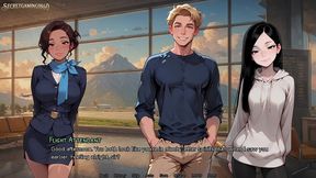 slut wife teasing her hard nipples to the taxi driver - our quiet temptation (part 02) developed by sinful valley adventures - 3d porn game