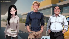 slut wife teasing her hard nipples to the taxi driver - our quiet temptation (part 02) developed by sinful valley adventures - 3d porn game