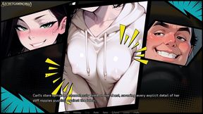 slut wife teasing her hard nipples to the taxi driver - our quiet temptation (part 02) developed by sinful valley adventures - 3d porn game