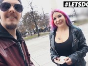 BumsBus - Aviva Rocks Huge Tits Swiss Babe Fucks Stranger For Extra Money - LETSDOEIT