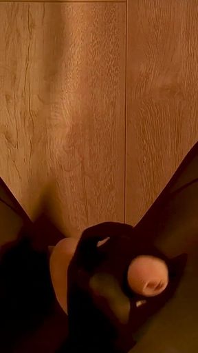 Thick Cum on My Black Silk Tights