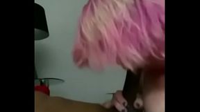 BBW SUCKS BLACK DICK NASTY SPIT