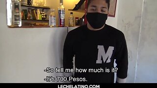Latino stud takes considerable not cut dick warm facial cum shot