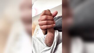 A rapid stroke and jizz shot