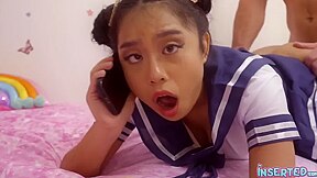 Gets A Shampoo Facial - Luna Mills