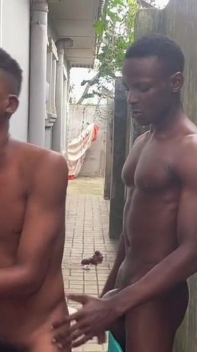 Boss Stepson Caught Me Outside Playing with My Dick