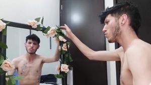 BarebackLatinoz: Solo skinny stroking