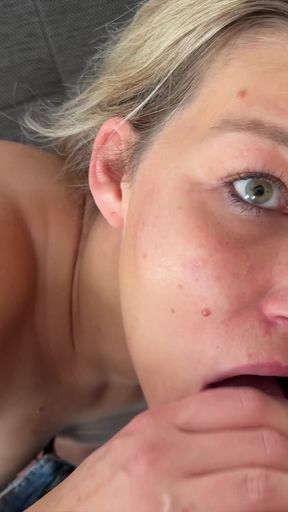You're allowed to cum in my mouth!   Clip 2