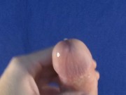 He needs to suck glans detail cum