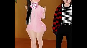 IMVU Fam&iacute_lia sacana&bull_Filha provocando gostoso o seu pai