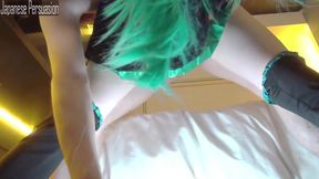Miku Cosplayer Returns Remastered - Classic Miku Costume Sex Part 2 - 1