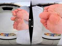 Foot fetish Close up feet and toes tease