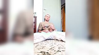 Jerkoff and cum-shot