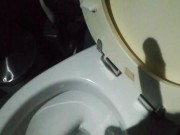 Those people in the after club just made me so frustrated. Ruined orgasm in shadow plays in toilet