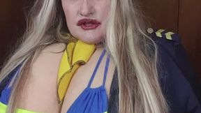 24 CupKCindy nested to our desk is teasing you with a BBC toy she's taken out her tits doing tit fuck and have squirting toys sperm all over her face mov